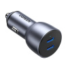 Nabíjačka do auta Ugreen CD213, 2x USB-C, 36 W (sivá)