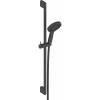 DURAVIT sprchová súprava, ručná sprcha 3jet Click priemer 120 mm, 70 cm sprchová tyč a sprchová hadica 160 cm, čierna matná, UV0680003046