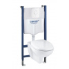 Grohe Solido-súprava pre záves.WC+klozet+doska SC,Rimless,tlač.Skate Air,alp.Biela 3939800 GRO 39398000
