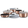BERLINGERHAUS Sada riadu s odnímateľnou rukoväťou 12 ks Rosegold Metallic Line (BH-1591)