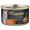 Miamor Cat Filet konzerva tuniak + prepelica. vajcia želé 100g