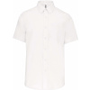 KARIBAN VINTAGE K539 / Pánska košeľa s krátkym rukávom v nežehlivej úprave - white XL