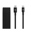 Apple MDGK4EE/A USB-C to Lightning Woven 1,5m černý