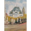 Košice,Divadlo - akad. mal. Varuzhan Aghamyan, originálny, ručne maľovaný obraz L (do veľkosti 95x95cm) Viac farieb