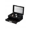 Rothenschild es & Jewellery Box RS-2351-10BL for 10 es Black