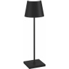Stolná lampa Poldina 38 cm čierna matná