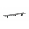 Hansgrohe RainDrain Compact - Sprchový žľab 100 cm, s roštom, kefovaná nerezová oceľ 56170800