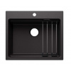 Blanco Etagon 6 Silgranitový drez, 60x51 cm, s príslušenstvom, antracit 527749