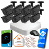 Dahua IP monitorovací set NVR 2TB 8 5MPx dome kamier