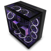 NZXT skříň H9 Elite dvoukomorová ATX / 3xRGB 120 mm / 1x 120mm fan / prosklená / RGB&fan controler / černá CM-H91EB-01