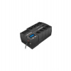 CyberPower BRICs LCD 700, 700VA/420W LCD, 8x FR zásuvka, RJ11/RJ45, USB (BR700ELCD-FR)