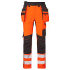 PORTWEST HI-VIS CRAFT DX454 / Reflexné nohavice, 16 vreciek - HV oranžová/čierna UK 40/EU 56