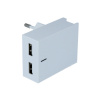 SWISSTEN SÍŤOVÝ ADAPTÉR SMART IC, CE 2x USB 3 A POWER BÍLÝ + DATOVÝ KABEL SWISSTEN USB / LIGHTNING 1,2 M BÍLÝ 22047000
