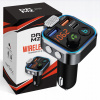 BLUETOOTH FM TRANSMITER DO AUTA 3x USB ADAPTÉR RÝCHLA NABÍJAČKA MP3
