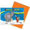 Farebný papier A4 Stepa 50 listov 180 g/m2 - oranžový