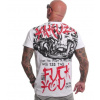 Pánské triko Yakuza Horned FU Regular 25030 white velikost: S