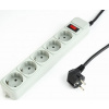 ENERGENIE SPG3-B-10C Gembird Surge protector, 5 sockets (Schuko), 3m, grey