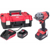 Worcraft 114868 Set XCUBE006 ShareSYS Toolbox, utahovák 850 Nm, 2x 4.0 Ah akumulátor, 1x nabíječka