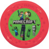 Procos Opakovane použiteľný plastový tanier Minecraft 21cm 4ks