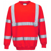 Portwest B303 HI-VIS Reflexná mikina Červená, 3XL