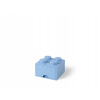 LEGO® úložný box s šuplíkem 25 x 25 x 18 cm světle modrá