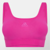 adidas Sport Active Seamless Micro Stretch Scoop Lounge Bra Fuchsia XL 20-22