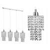 PRÍVESOK LAMPY,STROPNÉ lampy,LED,1-111 KRIŠTÁĽOVÝ LUSTER