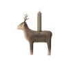 Vianočný drevený svietnik Reindeer Large