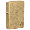 Zapalovač Zippo Armor Tumbled Brass Flame Design + možnost gravírování