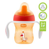 CHICCO Hrnček Training s držadlami 200 ml červený 6 m+