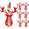 Tutumi Tutumi, vianočný obal na príbor 6 ks, červená, CHR-06508
