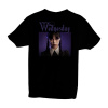 Tričko s potlačou Wednesday Addams dětské Černá 152/158
