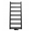 Regnis Retro, vykurovacie teleso 540x1840mm so stredovým pripojením 50mm, 765W, čierna matná, RETRO184/50/D5/BLACK