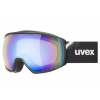 UVEX VICTORIOUS FM OTG black mat/mir blue on green-clear S5501922330 25/26