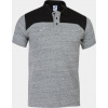 Joma Polokošeľa WINNER II COTTON ANTHRACITE-BLACK S/S Veľkosť: M