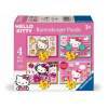 Puzzle dla dzieci 2D: Hello Kitty 4w1 Ravensburger
