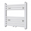 Rebríkový radiátor na centrálne vykurovanie, zaoblený 480x480 mm - Biela - 217581-210985