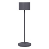 Tmavosivá prenosná LED lampa Blomus Farol