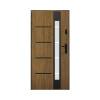 Vchodové dvere Jaspis S68 orech 90 Ľ otváranie dovnútra