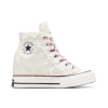 Converse Women's Chuck 70 Wedge Hi Vanilla Trainers 101-Natural 6 (40)