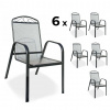 ArtRoja Záhradné kovové stoličky BLAIR | 6 kusov