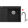 Sinks RIM 650 P Metalblack + Flexia