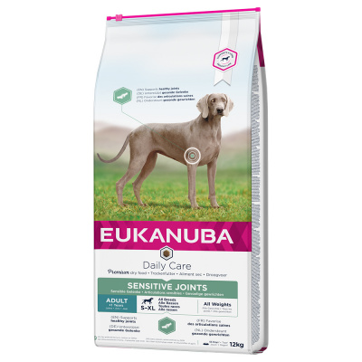 Eukanuba Daily Care Adult Sensitive Joints - výhodné balenie: 2 x 12 kg