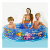 SUN CLUB Detský bazén Morský svet s tromi nafukovacími kruhmi 120 cm