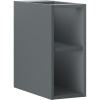 Mexen Box-A, otvorená skrinka s policou 20 cm, grafitová matná, 91AX2-0200-470-0-66