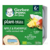 Gerber Organic Rastlinný dezert Jablko a ananás s kokosovým mliekom (od ukonč. 6. mesiaca) 4x90 g