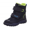 Superfit Detské zimné topánky HUSKY STX 1-006081-8000 modro-zelená Veľkosť: 35, Farba: Modrá