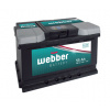 Autobatéria 12V 55Ah 480A WEBBER WA0550 (Akumulátor 12V 55Ah 480A WEBBER WA0550)
