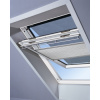 VELUX FOP kombinácia dvojito plisovanej rolety a vonkajšej markízy (FHC + MHL), M08