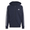 adidas Essentials French Terry 3-Stripes Zip pánska mikina Legend Ink/Wht 2XL